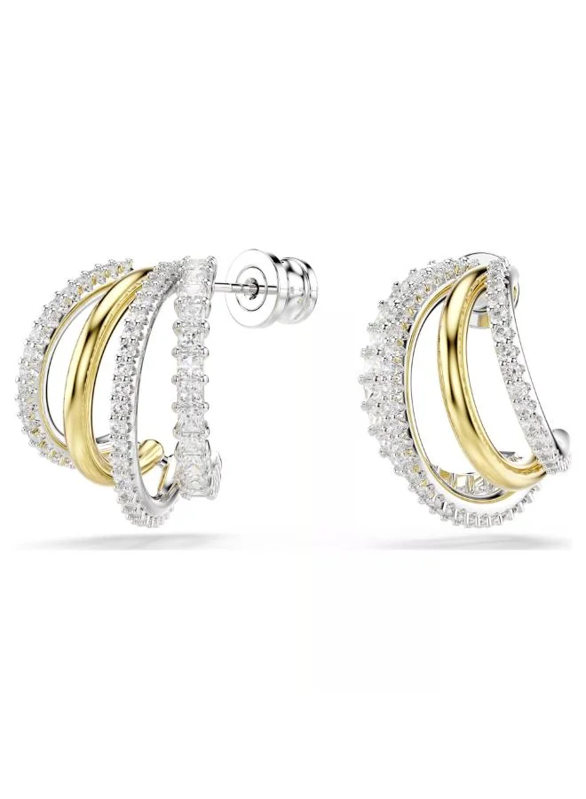 Swarovski  Crystal Detail Hoop Earrings for Women | Best Price UAE