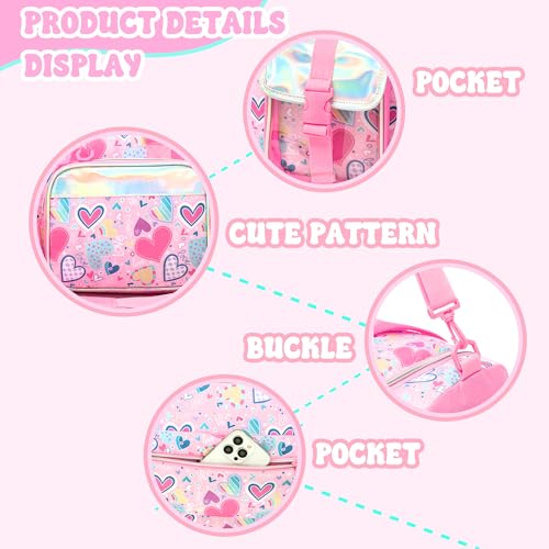 Oruiji Duffle Bag for Kids Travel Bag for Girls Dance Bags for Kids Overnight Bags for Teen Girls with Shoe Compartment - Image 4