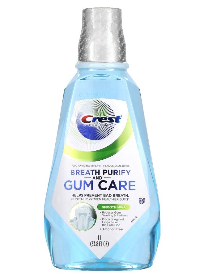 Crest Pro Health Breath Purify and Gum Care Smooth Mint 33.8 fl oz (1 l)