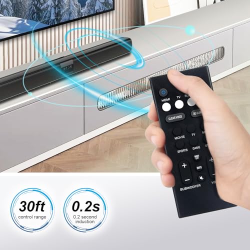 Beyution VCQ9140 Replace Remote Control Fit for Yamaha ATS-2090 YAS-109 ATS-1090 YAS-CU209 YAS-109BL YAS-209 YAS-209BL NS-WSW44 YAS-1080SR-B20AATS-1080 Soundbar Audio Speaker System - Image 4