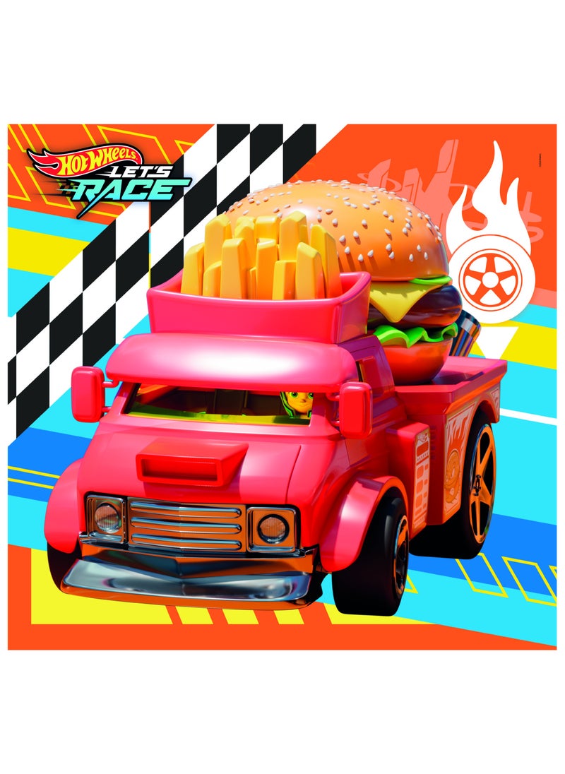 Clementoni Clementoni Puzzle Hot Wheels Trucks 3x48 Pieces | Jigsaw Puzzle | Children's Puzzle | Preschool Learning Toys | Develops Problem Solving Skills | Made in Italy  - Image 4