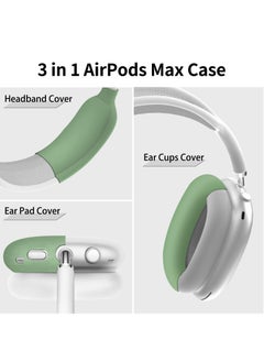 Generic for Airpods Max Case 3-in-1 Silicone Case Compatible with Apple Airpods Max Accessories Anti-Scratch Ear Pad Cover Dustproof Headband Protective Case Cover  - Image 2