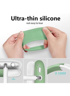 Generic for Airpods Max Case 3-in-1 Silicone Case Compatible with Apple Airpods Max Accessories Anti-Scratch Ear Pad Cover Dustproof Headband Protective Case Cover  - Image 3