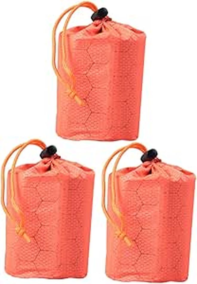 3 Pack Compression Stuff Sack For Camping Sleeping Bag Storage Organizer - Image 1