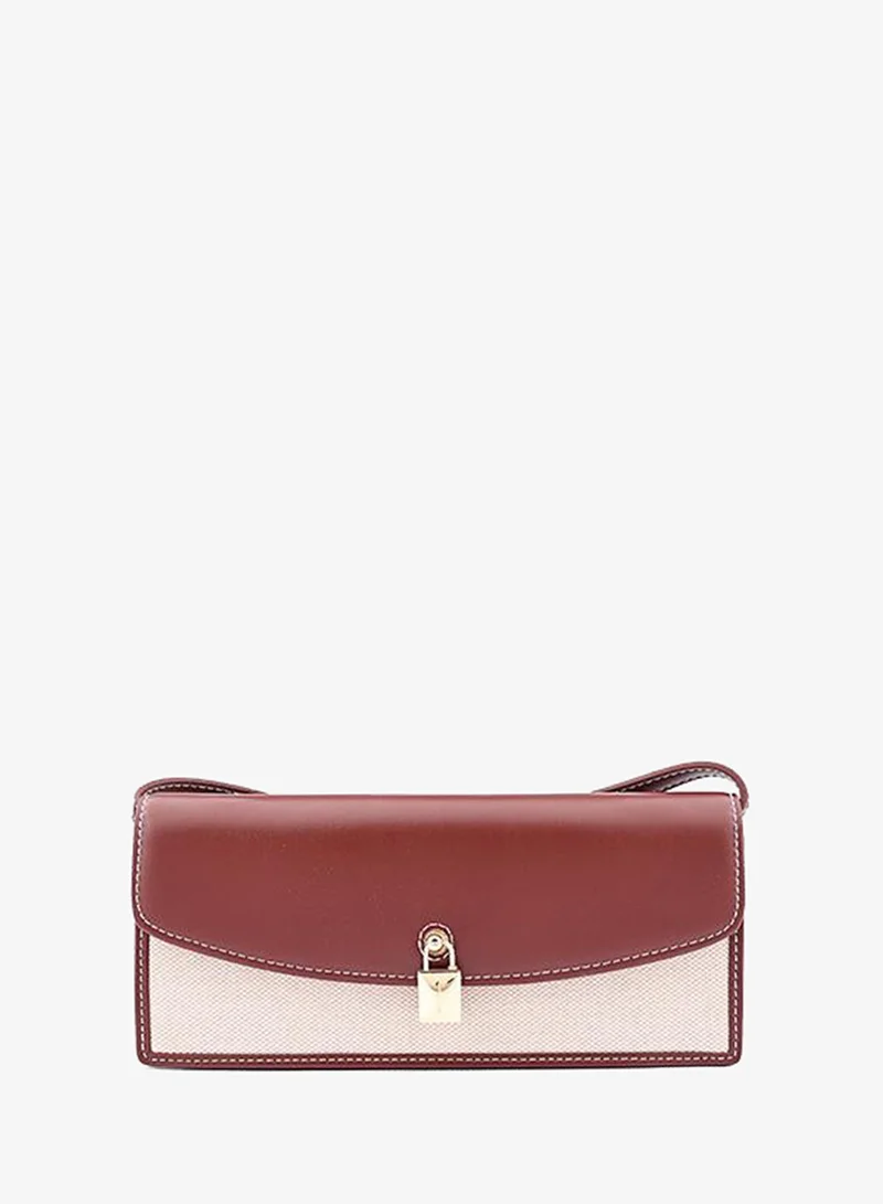كابلي Women’s Envelope Wallet with Lock Closure