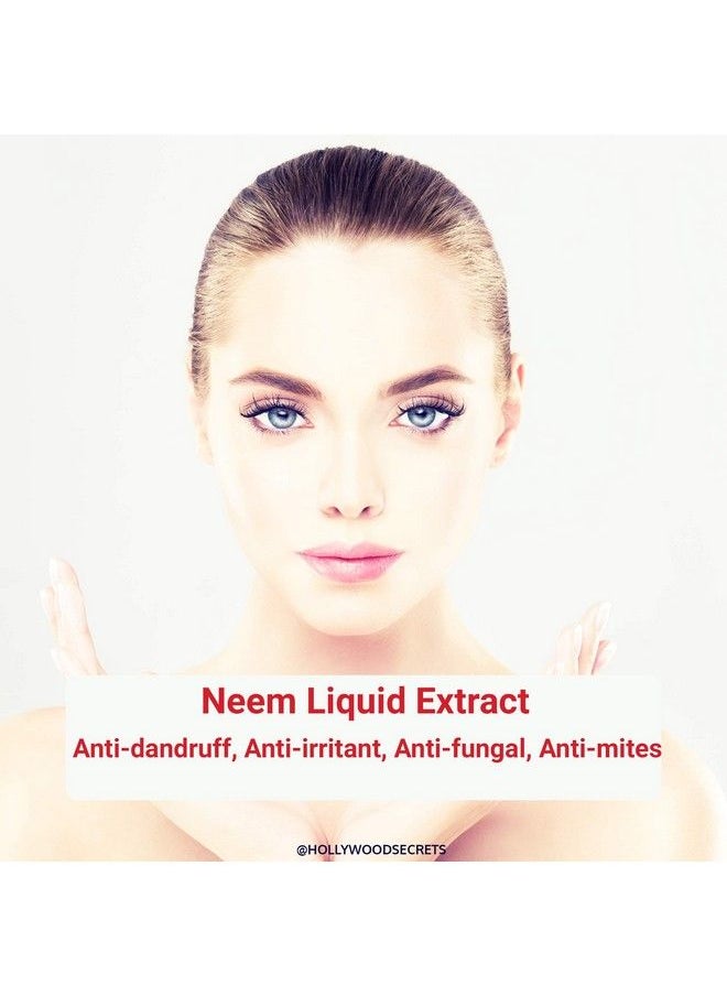 Hollywood Secrets - Pure 85% Neem Liquid Botanical Extract Skin Hair Face100Ml - Image 1