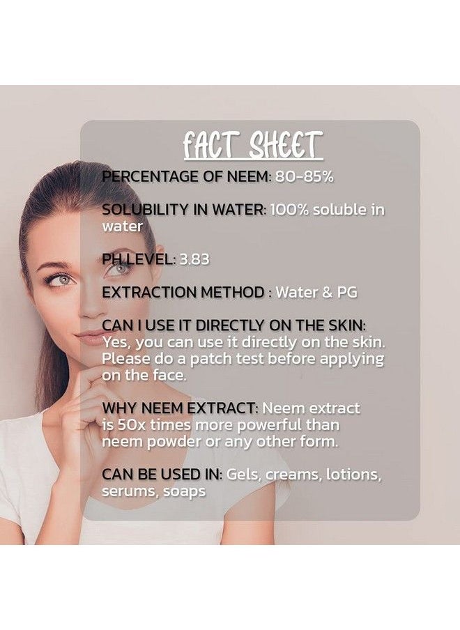 Hollywood Secrets - Pure 85% Neem Liquid Botanical Extract Skin Hair Face100Ml - Image 1