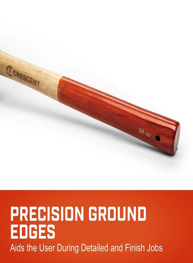 كريسنت أدوات كريسنت - مطرقة كريسنت الخشبية ذات الرأس الكروي، وزن 32 أونصة (CHWBP32) - Image 4