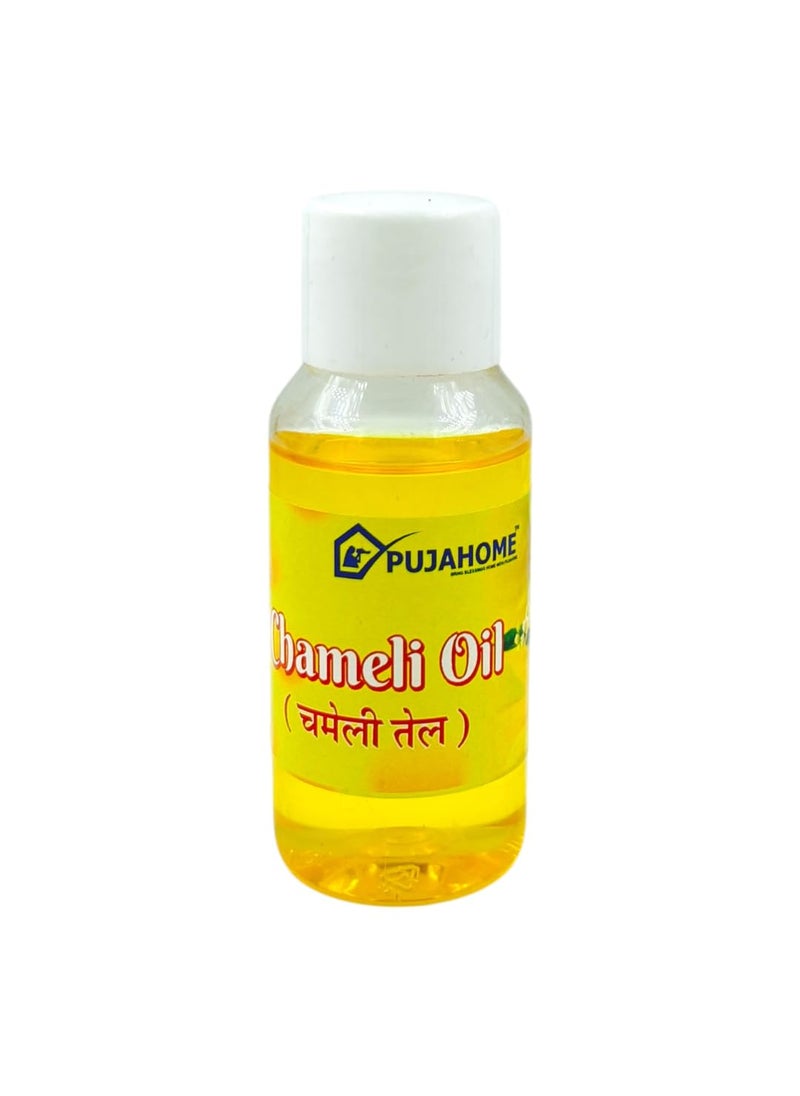Pujahome Pujhome Chameli Oil For Hanuman Puja Jasmine Oil Hanuma Ji Chola Puja Jasmine Flower Oil Chemali Oil For All Puja 50 ml BottlePack of 3  - Image 2