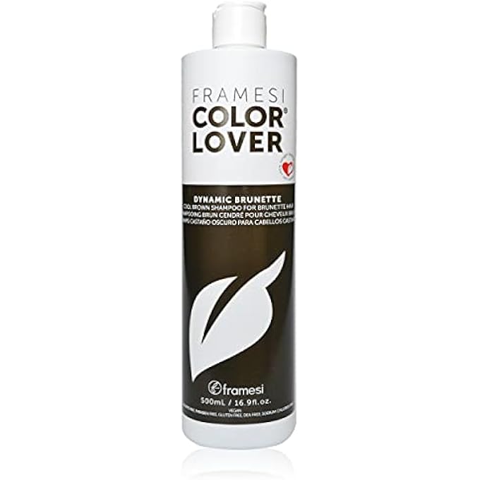 framesi COLOR LOVER DYNAMIC BRUNETTE SHAMPOO, 16.9 FL OZ, SULFATE FREE SHAMPOO, COLOR TREATED HAIR - Image 1
