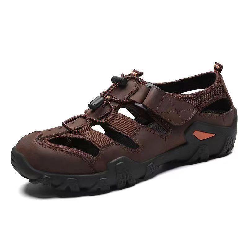 Men's Casual PU Sandals Breathable Anti-slip - Image 2