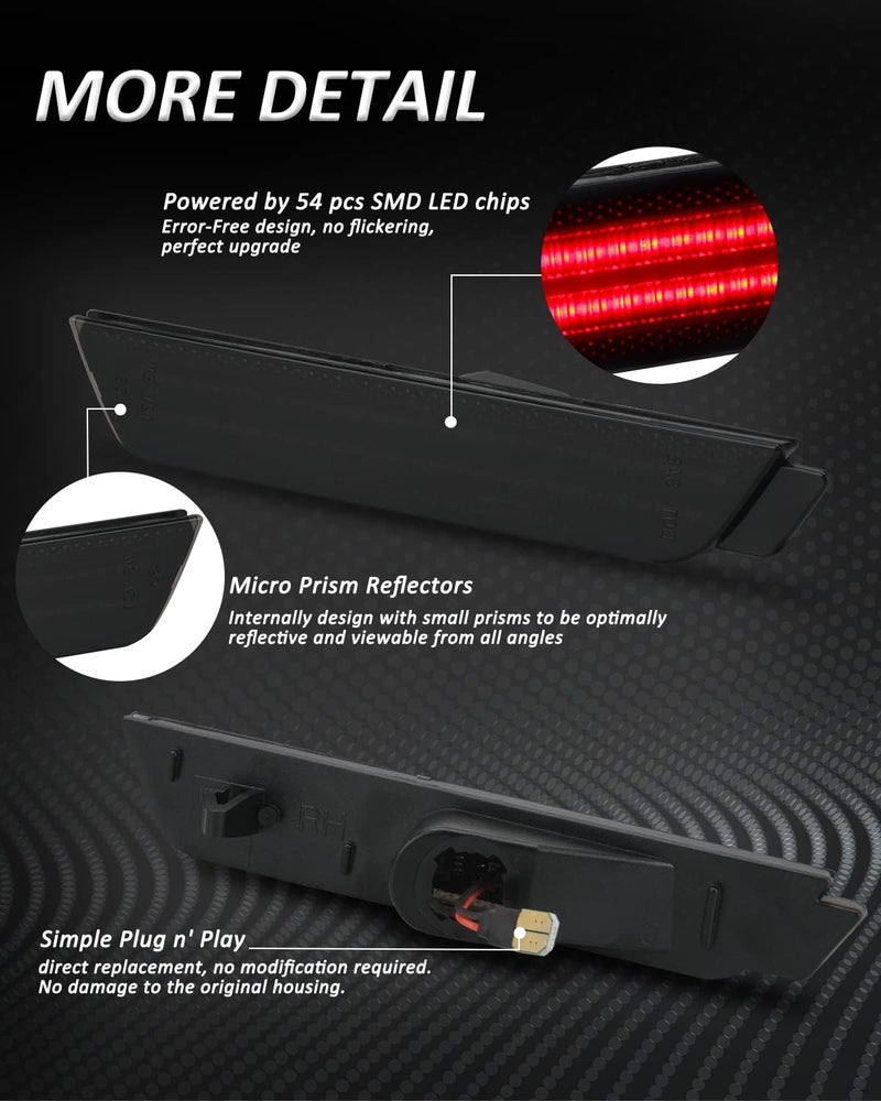 Bestview مجموعة مصابيح جانبية LED من بيست فيو لسيارة شيفروليه كامارو - Image 2