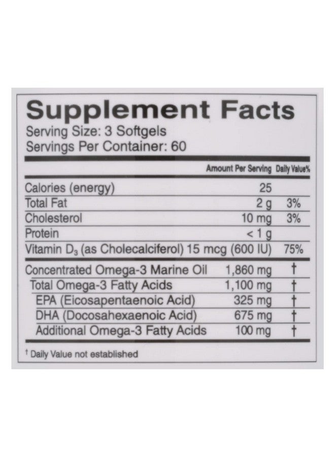 CardioTabs Omega 3 Lemon Minis + Vitamin D3 1100 Mg Omega3 In Triglyceride Form And 600 Iu Vitamin D3 Easytoswallow Fresh Lemonflavored Omega3 Supplement Softgels 180 Count - Image 4