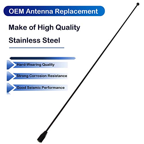 Anina 15" Stainless Steel Antenna Mast for 1980-2022 Toyota RAV4 Sienna 4 Runner Ford F150 Super Duty Car Washproof Antenna for Radio Signal Reception - Image 3