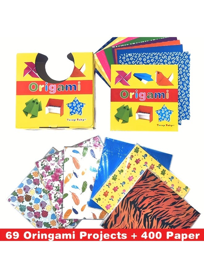 This children's origami and scrapbook contains 40 origami sheets, 76 pages of instructions, 69 simple templates and distribution diagrams, designed to stimulate children's creativity and develop their hands-on skills. - Image 5
