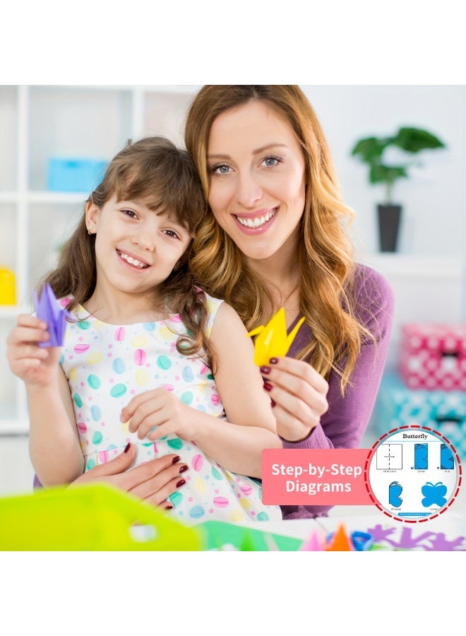 This children's origami and scrapbook contains 40 origami sheets, 76 pages of instructions, 69 simple templates and distribution diagrams, designed to stimulate children's creativity and develop their hands-on skills. - Image 3