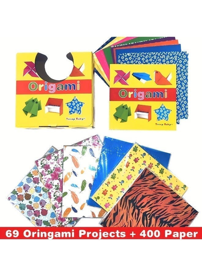 A thick children's origami book with instructions. - Image 4