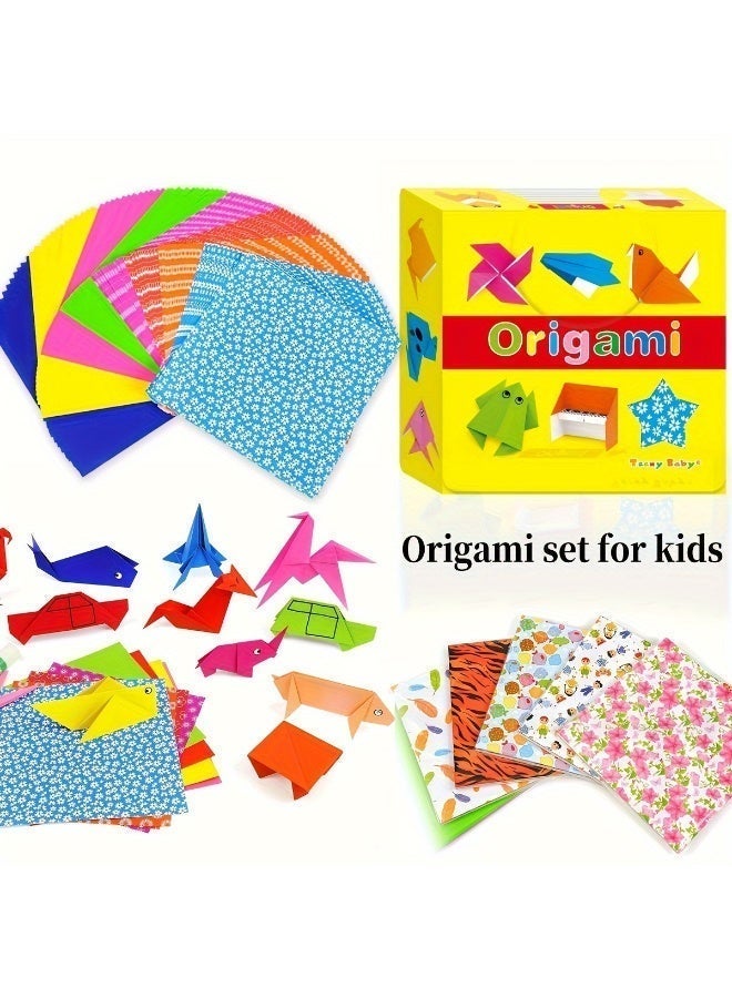 A thick children's origami book with instructions. - Image 2