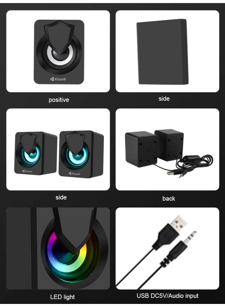 Kisonli 1030 Speaker – Powerful and Clear Sound – Compact Design for Home or Office Use - Image 5