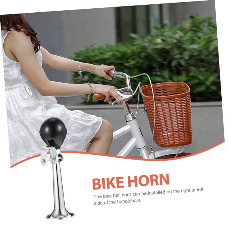 Vintage Metal Bicycle Horn Manual Air Bell Loud Safety Warning Handlebar Accessory - Image 5