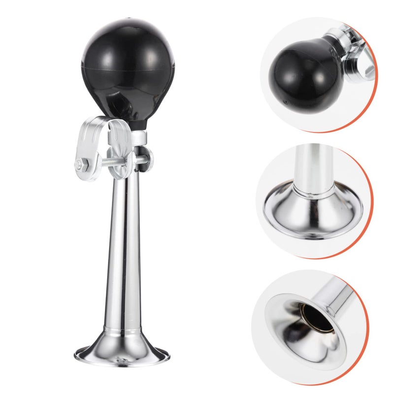 Vintage Metal Bicycle Horn Manual Air Bell Loud Safety Warning Handlebar Accessory - Image 3