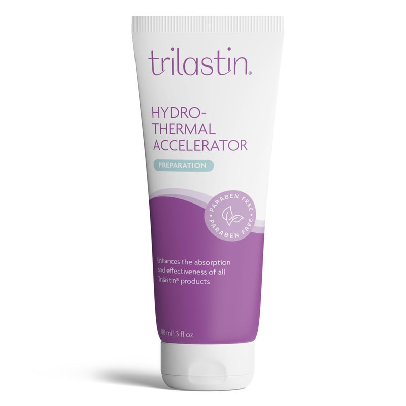 TriLASTIN Hydro-Thermal Accelerator - Moisturizer (3oz / 88ml) | Vitamin-Infused Skin Serum | Pregnancy and Postpartum Skin Care for Stretch Mark Prevention | Hypoallergenic and Paraben-Free Formula - Image 1