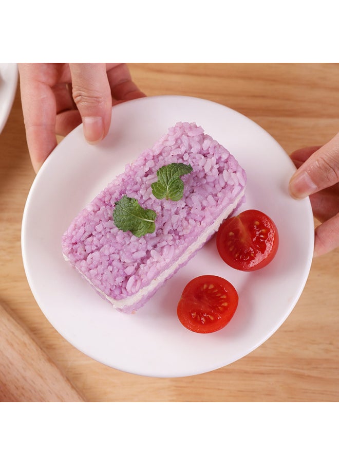 DIY Warship Sushi Mold Rectangular Multi-layer Sushi Multi-layer Rice Ball Mold Children's Food Supplement Bento Tool-Specifications:F167 Thousand Layer Pink Opp