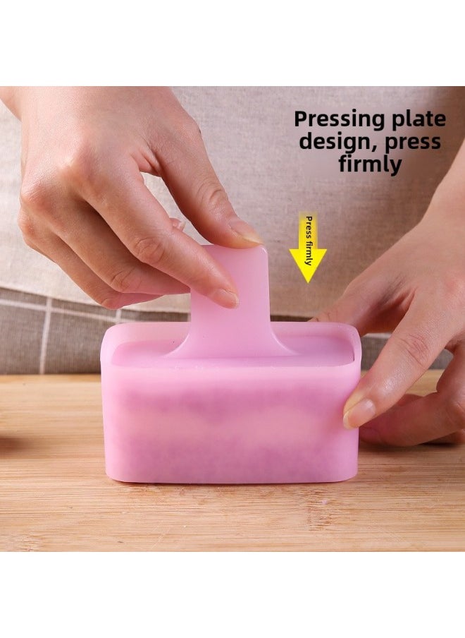 DIY Warship Sushi Mold Rectangular Multi-layer Sushi Multi-layer Rice Ball Mold Children's Food Supplement Bento Tool-Specifications:F167 Thousand Layer Pink Opp