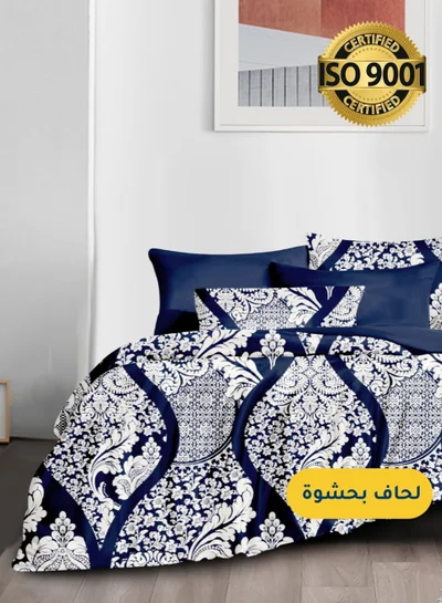 سيد المنسوجات المنزلية مفرش صيفي مفرد من مايكروفايبر، يناسب سرير بحجم 120 سم × 200 سم،  4 قطع، مع الحشوة، سلسلة سيلين