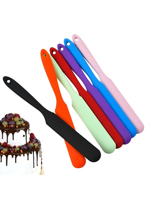 Silicon Spatulas In Bulk For Cooking And Crafting: Baking, Cake Icing, Resin Craft, Mini Silicon Tool, Jar Spatula With Heat Resistant Long Handle (1 Piece)