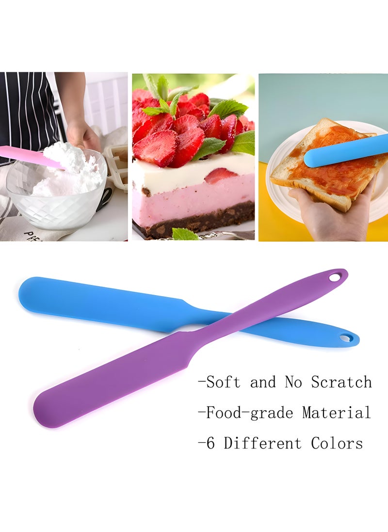Generic - Silicon Spatulas In Bulk For Cooking And Crafting: Baking, Cake Icing, Resin Craft, Mini Silicon Tool, Jar Spatula With Heat Resistant Long Handle (1 Piece) - Image 1