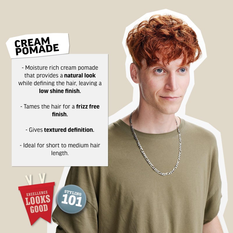 AMERICAN CREW كريم شعر أمريكان كرو للرجال، مثل جل التصفيف مع تثبيت خفيف ولمعان منخفض، 3 أونصة - Image 3