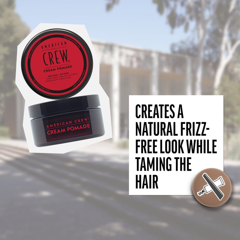 AMERICAN CREW كريم شعر أمريكان كرو للرجال، مثل جل التصفيف مع تثبيت خفيف ولمعان منخفض، 3 أونصة - Image 4