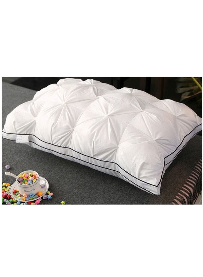 3D Bread Down Bed Pillows Hypoallergenic Breathable for Sleeping 100% Cotton Cover with Premium Comfortable Fillings - Image 4