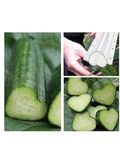 Generic 2PCS Garden Vegetable Growth Forming Mould, Pentagram-shaped Mold, Heart-shaped Cucumber Fruit Shaping Molds Tool  - Image 2