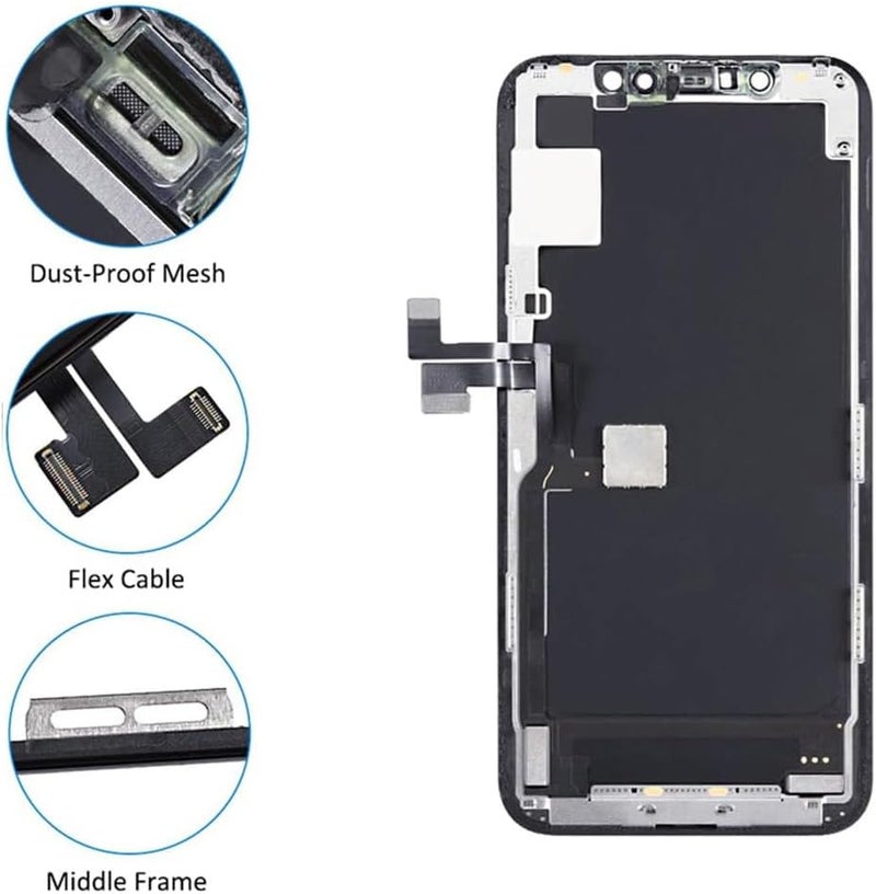 Fixerman Store for iPhone 11 Pro Max Screen Replacement 6.5 inch, 3D Touch LCD Display Digitizer Assembly with Repair Tools - (Model A2161, A2220, A2218) - Image 4