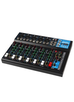 Generic 7-channel professional mixer portable mixing console computer input 48v power supply F7 Record PC Audio mixer  - Image 1