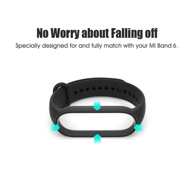 Replacement Strap For Xiaomi Mi Band 6 Smartwatch Adjustable Silicone Strap Band Replacement Watch Band for Men and Women - Image 5