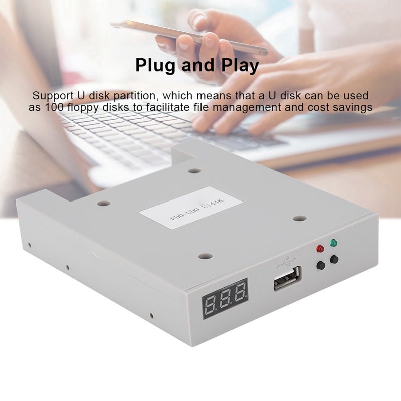 محاكي محرك الأقراص المرنة USB 3.5 بوصة FDD-UDD U144K - محاكي USB عالي التكامل بوحدة معالجة 32 بت للمعدات الصناعية - Image 3