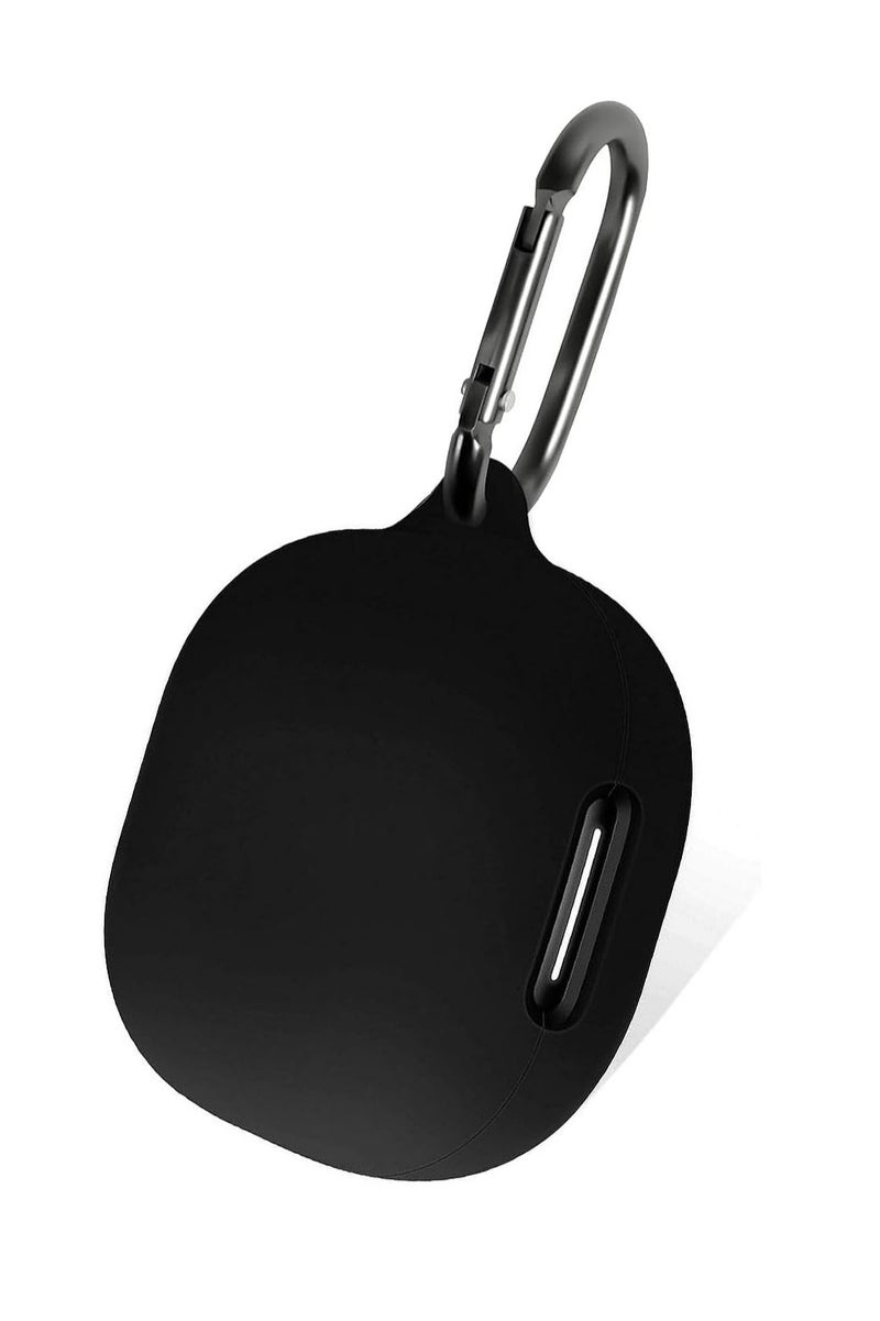 Compatible with Anker Soundcore Anker P30i NC/Case Cover, Soft Silicone Shockproof Protective Case Wireless Earbuds with Carabiner, Front LED Visible (Black) - Image 3