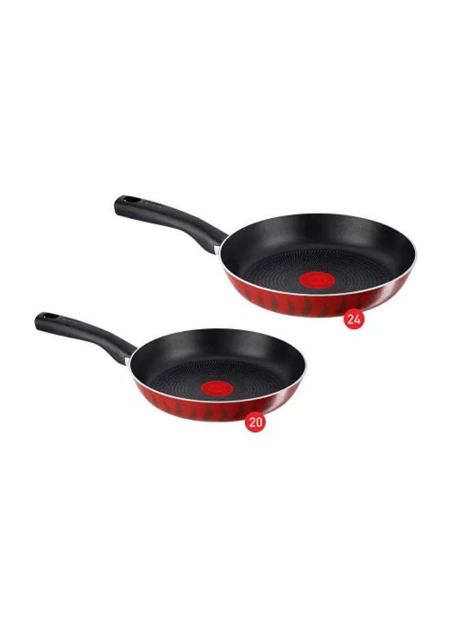 Tempo Frypan Set 20-24  -Red red