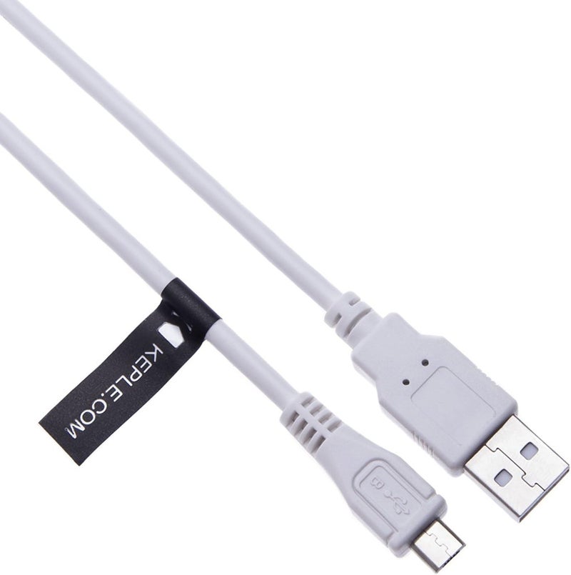 Keple Micro USB Cable Compatible with Sony Digital Camera Cyber-Shot DSC-HX10, DSC-HX10V, DSC-HX200, DSC-HX200V, DSC-HX20V, DSC-HX30, WB35F, WB36F, WB37F, WB50F, WB350F, WB351F, WB352F, WB750, WB800F (0.5m) - Image 1