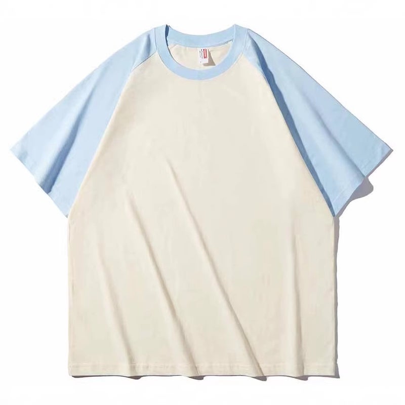 American Heavyweight Cotton Raglan Short Sleeve T-Shirt - Image 4