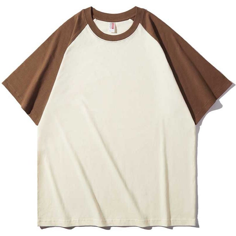 American Heavyweight Cotton Raglan Short Sleeve T-Shirt - Image 5