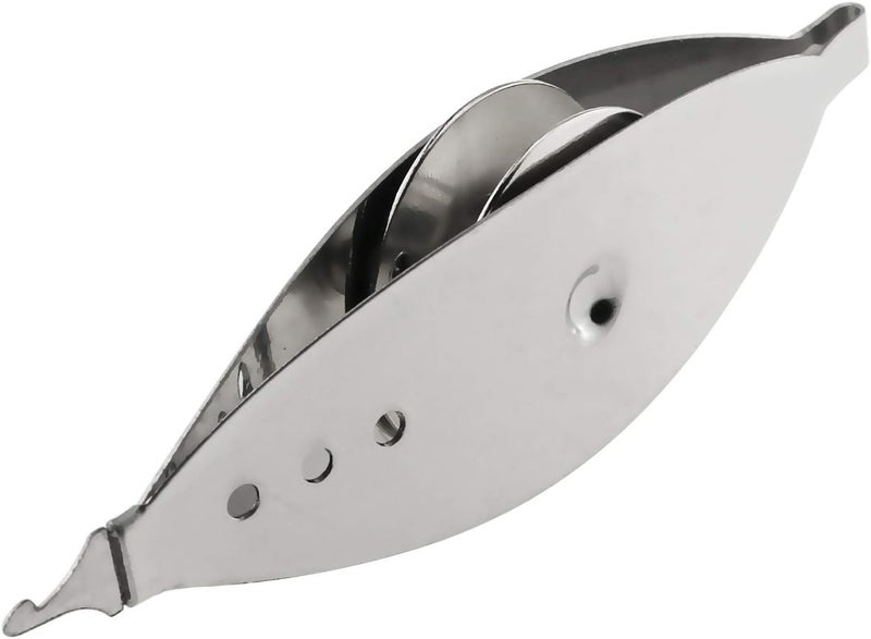 Eoutstanding Metal Shuttle 2PCS Silver Metal Needle Tattings - Image 4
