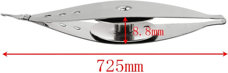 Eoutstanding Metal Shuttle 2PCS Silver Metal Needle Tattings - Image 2