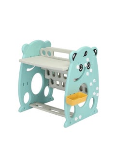 Dreeba Dreeba 3in1 Children Multifunctional Bookshelf, Drawing Board and Study Table with Chair  - Image 1