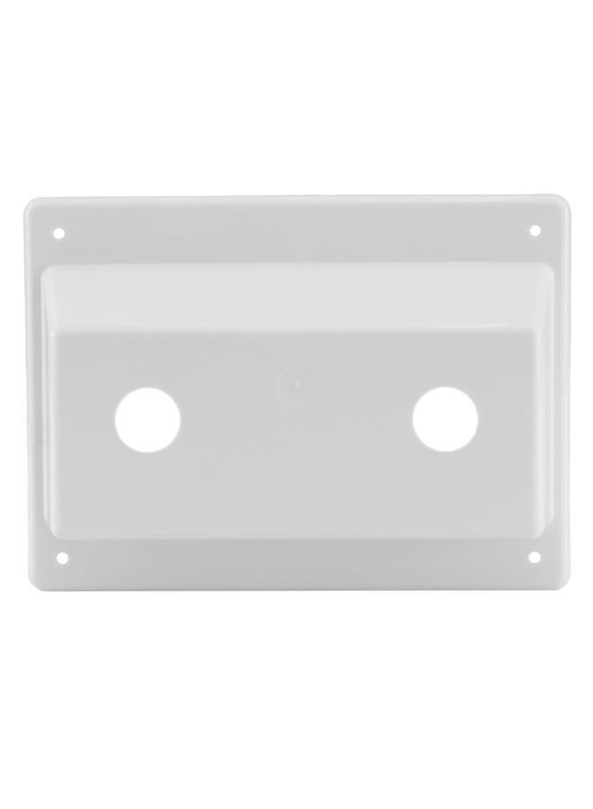 RecPro Faucet Bezel | Stand Off Faucet Cover (White) - Image 2