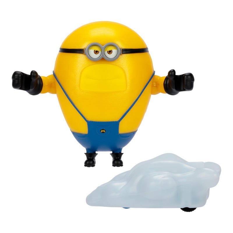 Minions شخصية العمل ميغا ديف من فيلم مينيونز ديسبكابل مي 4 | اسحب ميغا ديف للخلف للحصول على دفعة من السرعة | اجمع الكل 5 | جميعها بميزة لعب وإكسسوارات مختلفة - Image 1