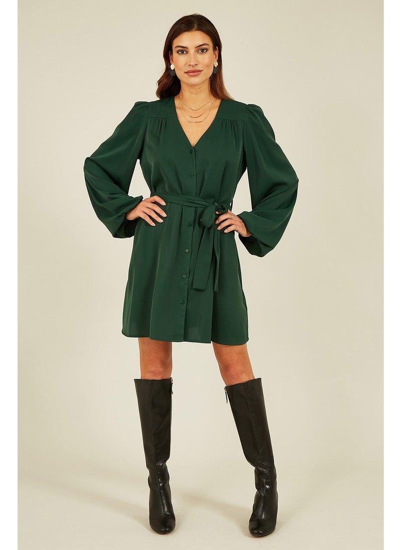 MELA LONDON Belted Mini Dress - Image 4